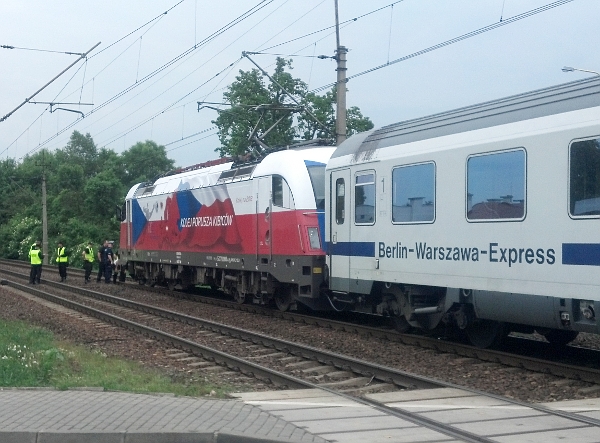 Wypadek na torach - fot. Waldemar Roszczuk